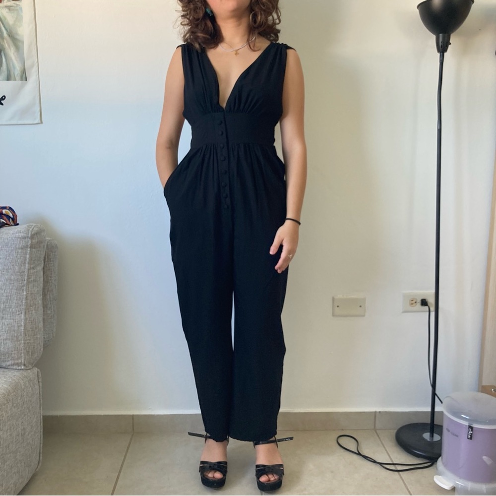Black VALIJA jumpsuit 
size XS (fits S)